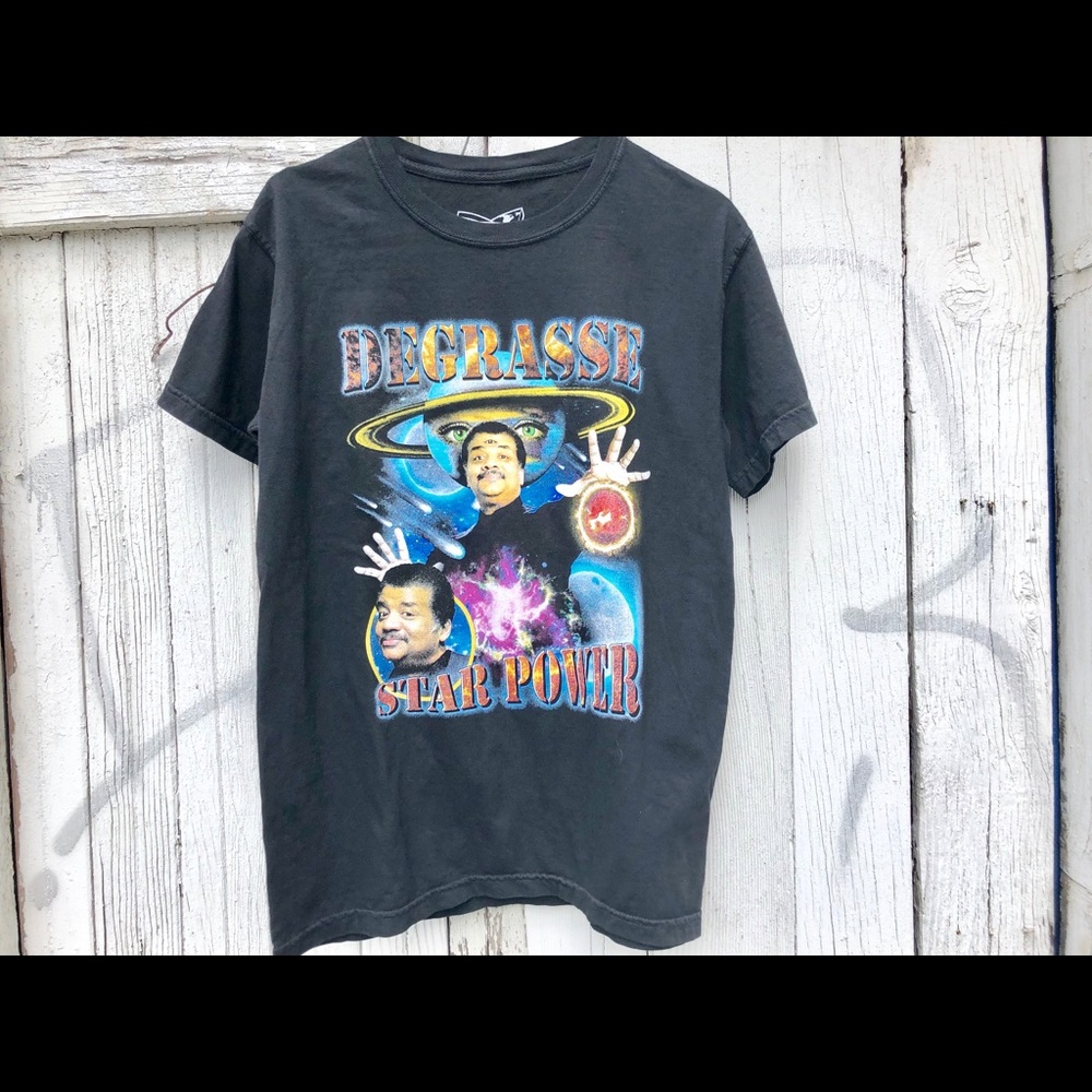 Neil deGrasse Tyson Star Power Unisex Small Tee
